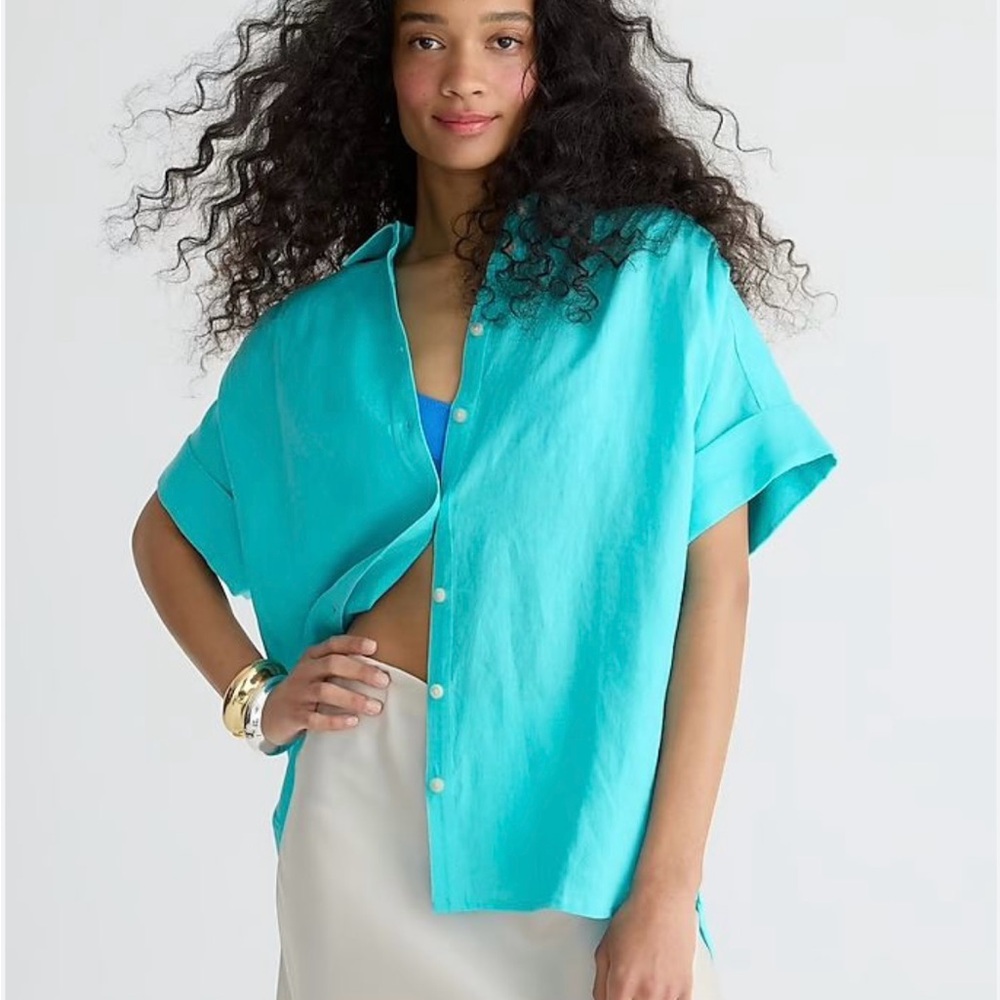 J. Crew Relaxed-fit Baird McNutt Irish Linen Shirt